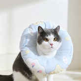 Cute Cloud Print Soft Cat Recovery Cone