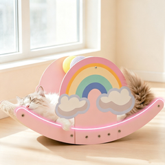 Rainbow Multifunctional Cat Scratcher Bed